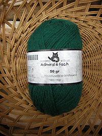 Admiral 6-fach Uni 50 - tannengrn - Farbe 5900