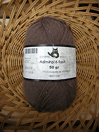 Admiral 6-fach Uni 50 - kakaobraun - Farbe 7373