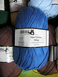 Sport Cotton - kornblau, Schoppel-Wolle