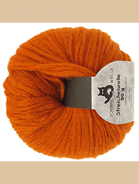 Streichelwolle - gebranntes orange - Farbe 0791