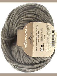 Albmerino - Graumelange - Farbe 9263