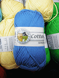 Cotton Fun Schulgarn - Adriablau - Farbe 10