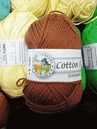 Cotton Fun Schulgarn - Braun - Farbe 14