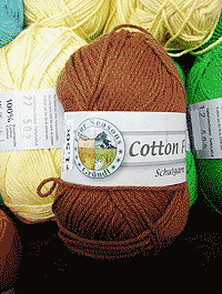 Cotton Fun Schulgarn - Braun - Farbe 14 Cotton Fun Schulgarn - Braun - Farbe 14