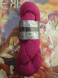 Filisilk Lace Uni - pink violett - Farbe 3049