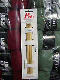 Nadelspiel Profi - Bambus 4,0 - Länge: 20 cm