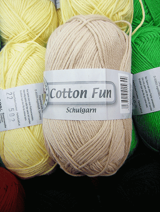 Cotton Fun  Schulgarn - Eierschale - Farbe 02