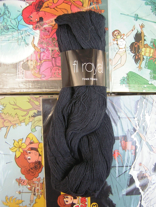 Fil Royal Lace Uni - schwarz - Farbe 3518